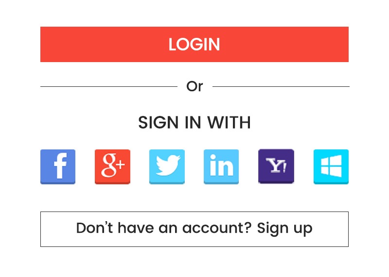 Login via social accounts - Magento mobile app