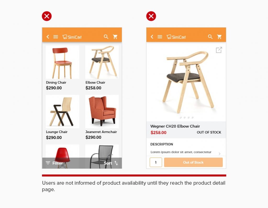 Show stock availability on product listings