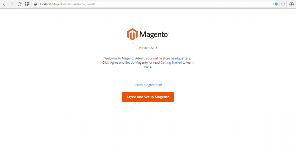 setup magento 2