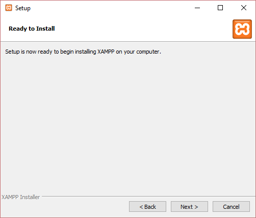 xampp setup step 5