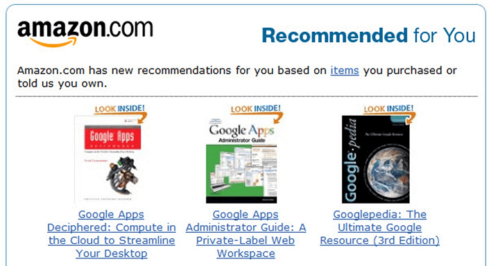 Amazon product personalized recommendation