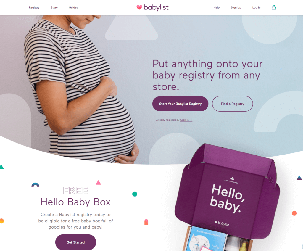 Babylist website