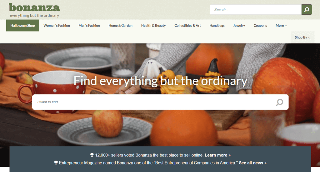 Bonanza website