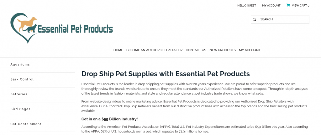 Essential pet product