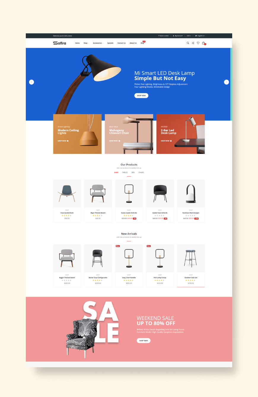 Page 2 - Free and customizable shopping templates