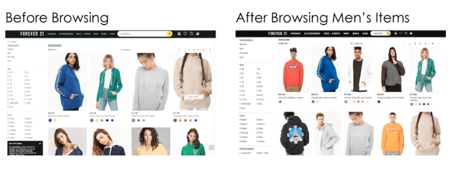 personalized product search results