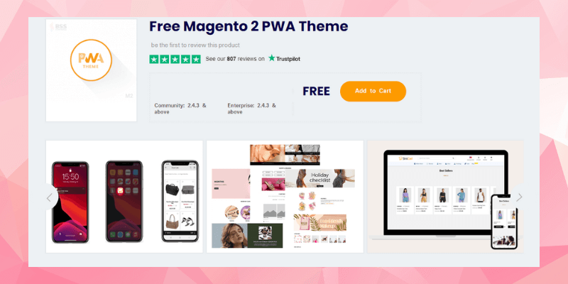 Free Magento 2 PWA Theme by BSS Commerce