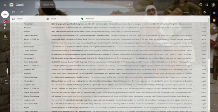 Gmail UI
