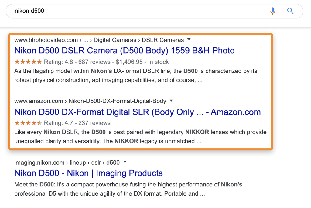 Google rich snippets