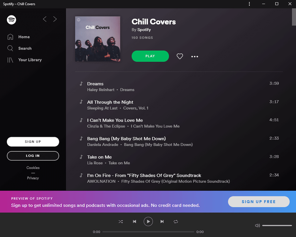 Spotify on sale online app