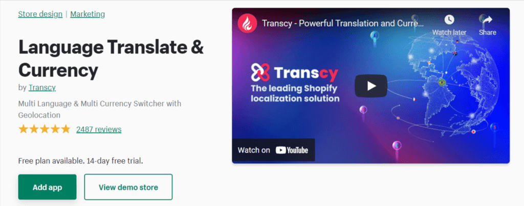 Language Translate & Currency