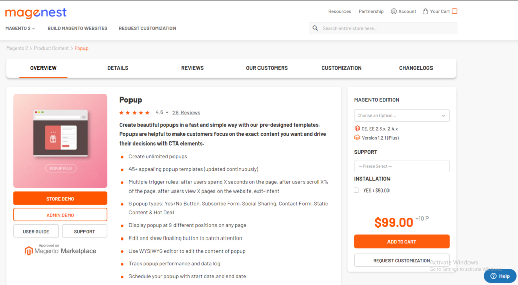 Magenest: Magento 2 Popup Extension