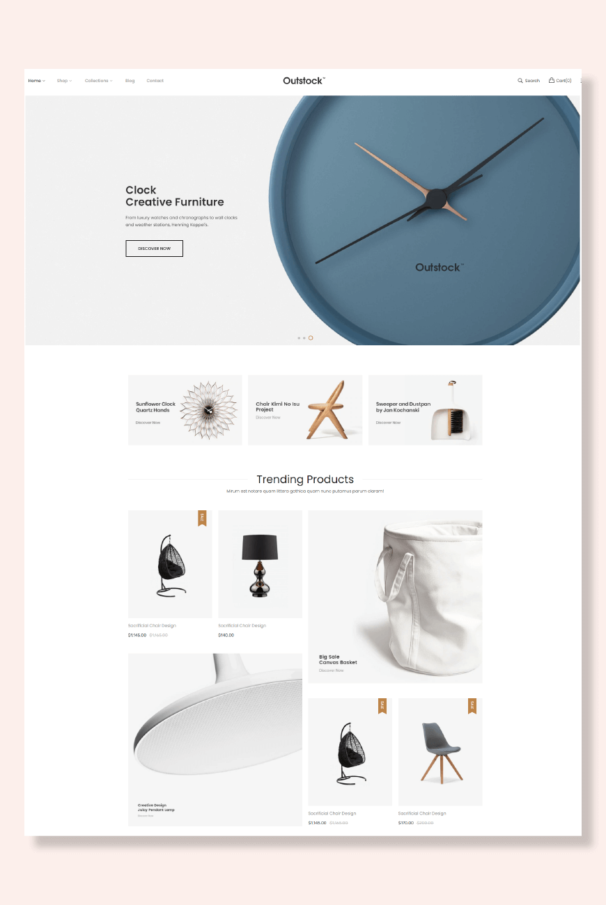 Outstock Shopify theme