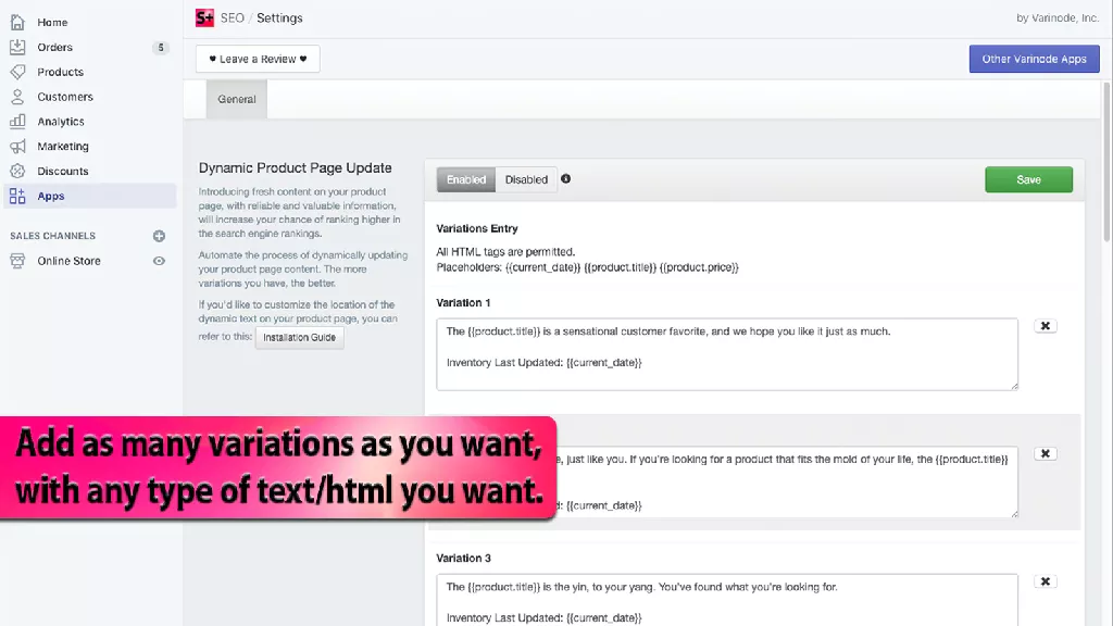 Shopify SEO Plus app