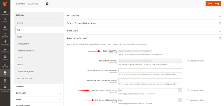 Magento 2 Base URL