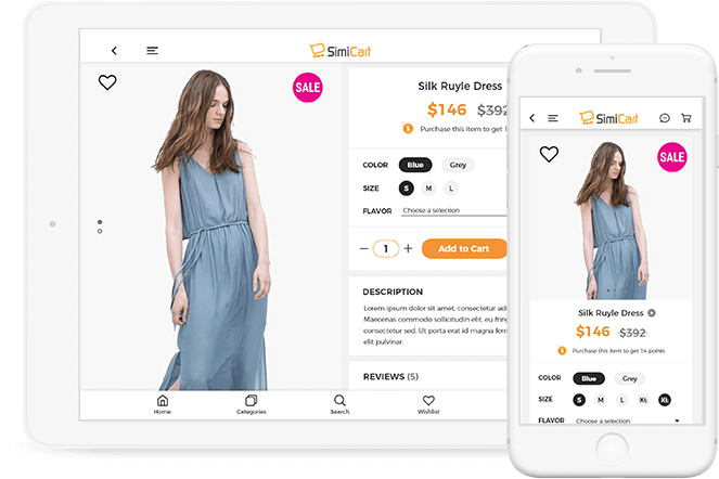 SimiCart mobile app builder