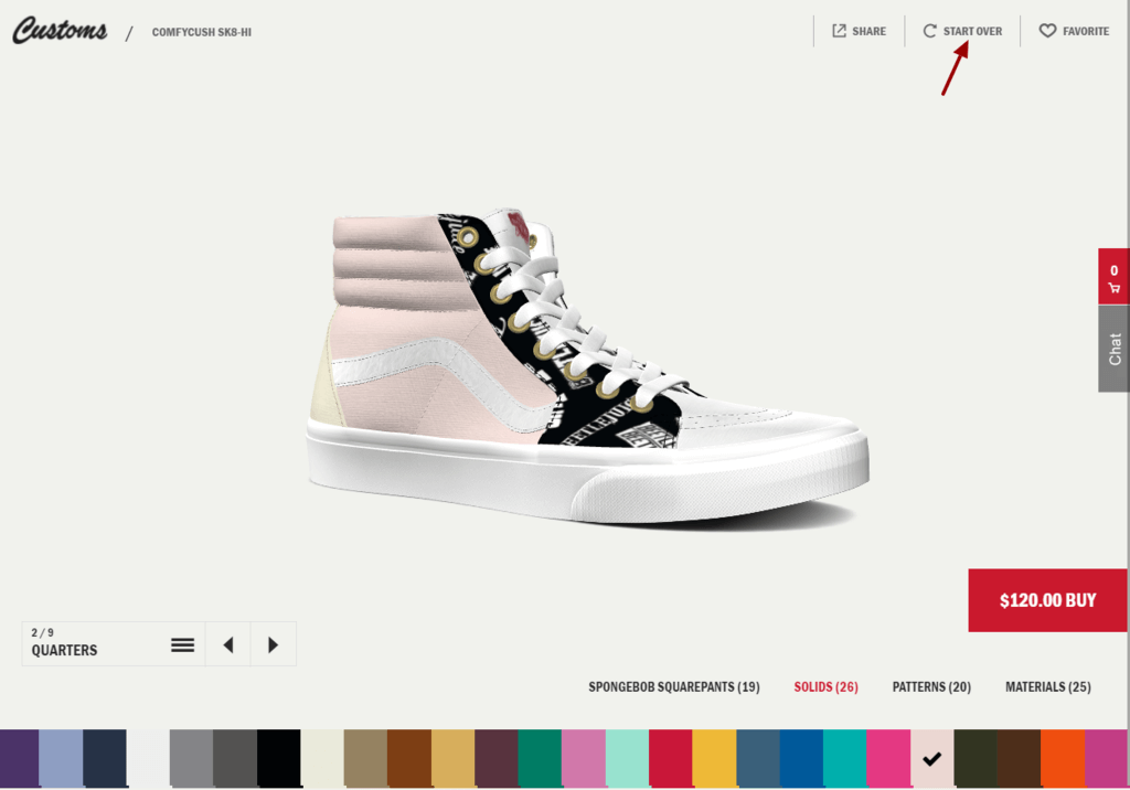 Vans Customizer