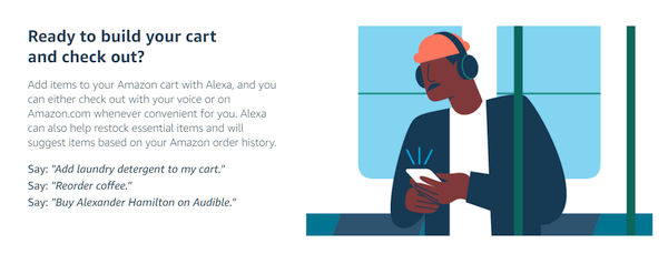 Voice shopping with Alexa