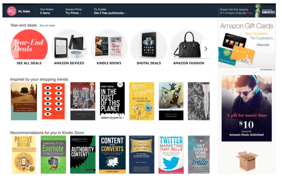 Amazon example