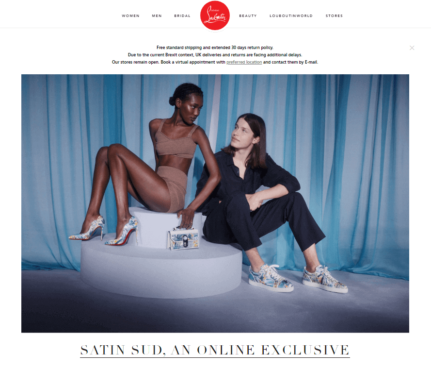 Christian Louboutin website