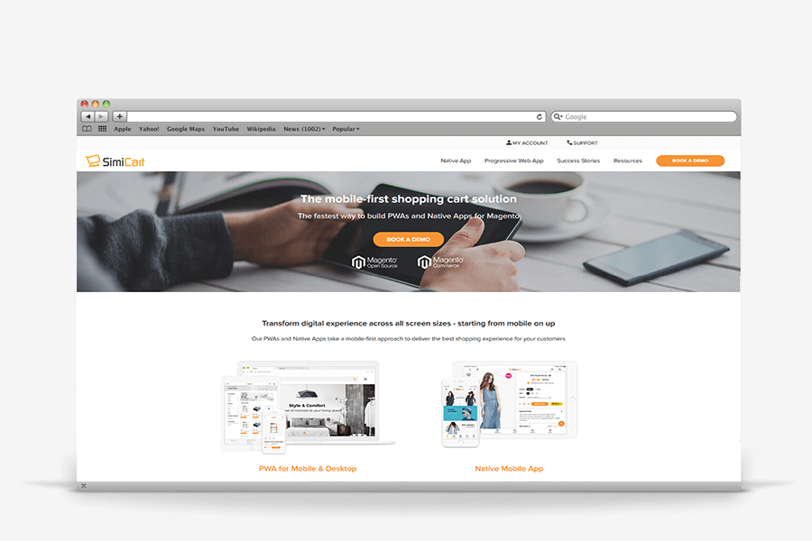simicart-pwa-website-relaunch