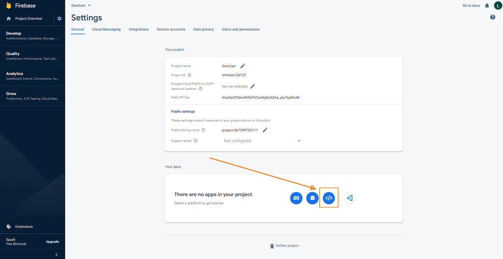 Firebase SDK for PWA Push Notification