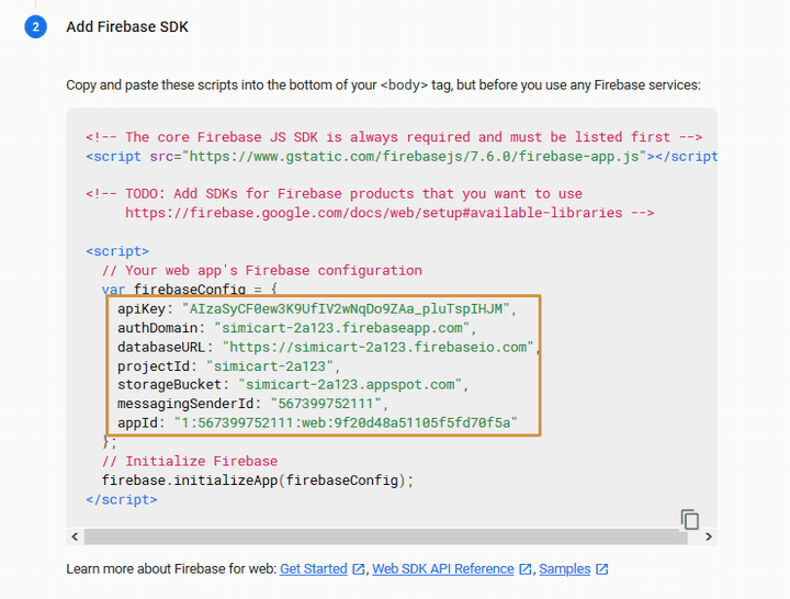 Firebase SDK