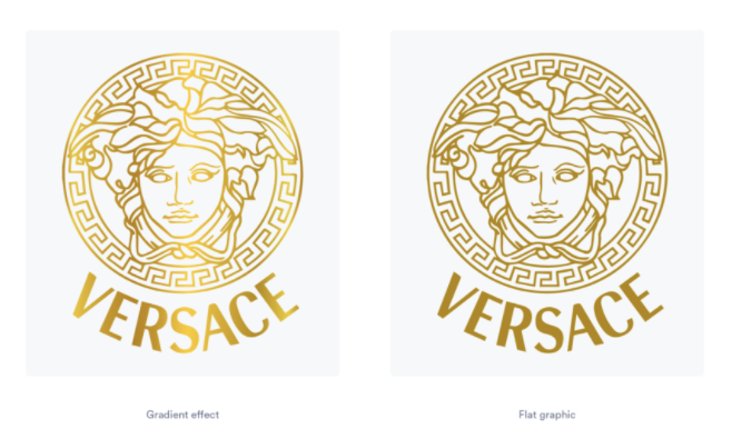 Versace gradient logo
