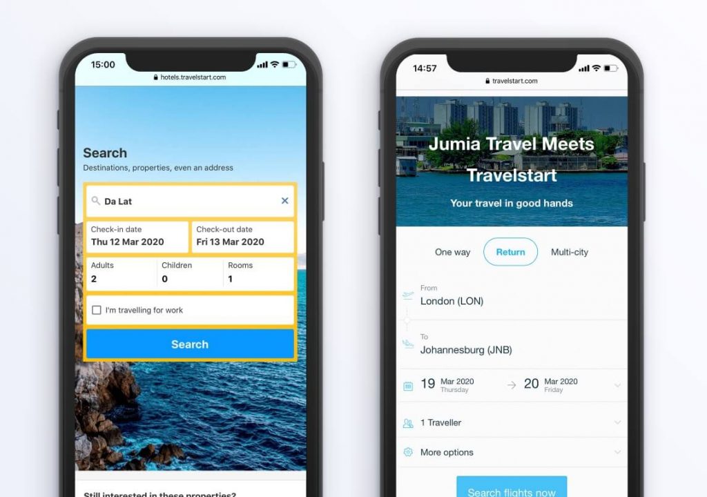 Jumia Travel PWA