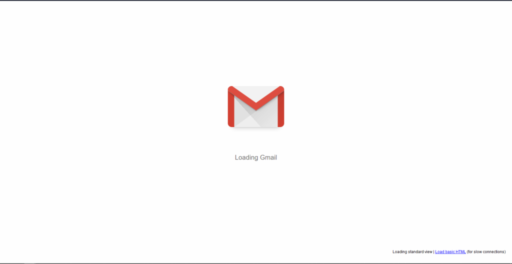 Gmail Loading Screen