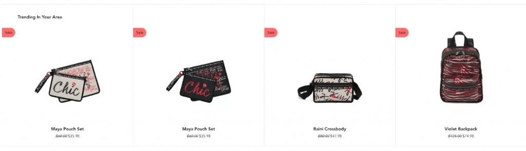 Local trending product recommendation