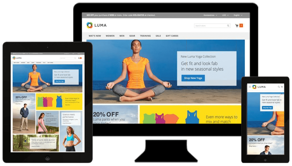 Luma theme by Magento
