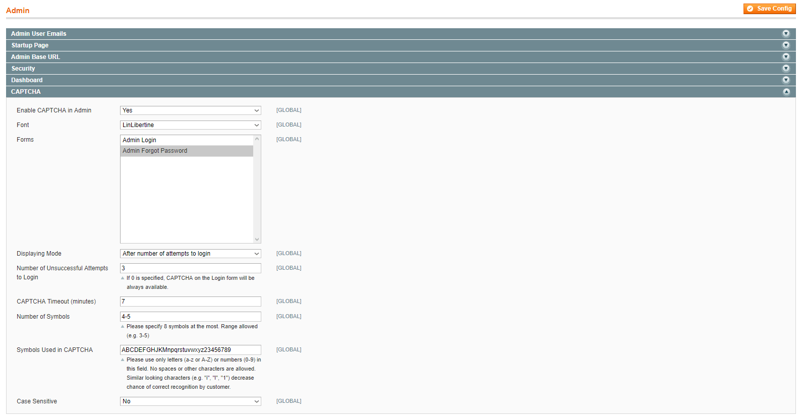 magento 1 captcha