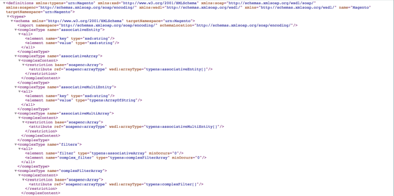 magento 1.3 api