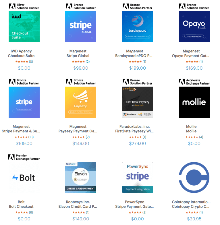 Magento payment extensions