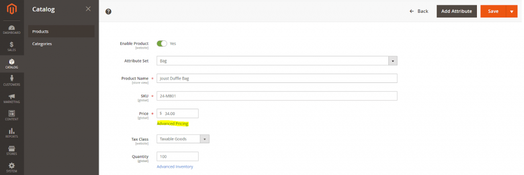 apply MAP Magento 2
