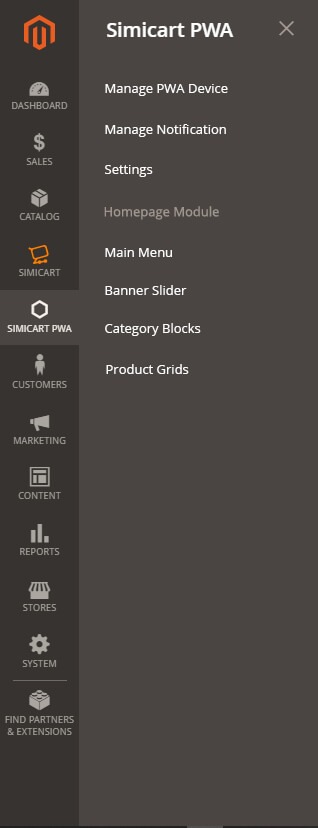 SimiCart PWA Studio Module - Homepage Module