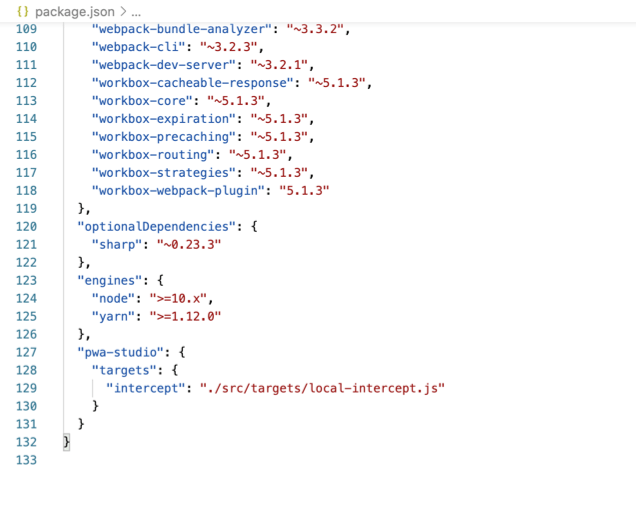 Modify package.json