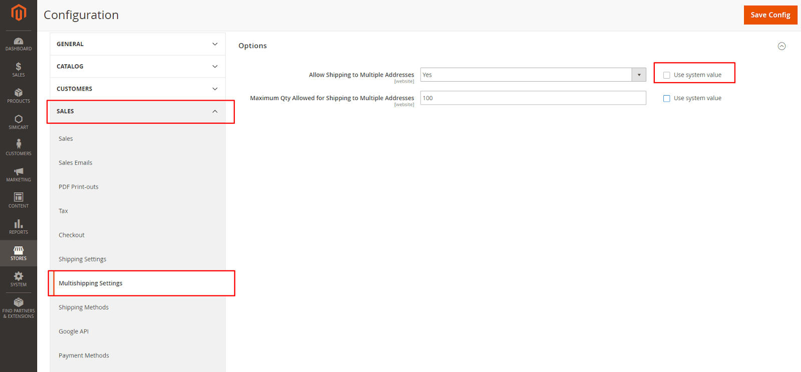 magento 2 multishipping
