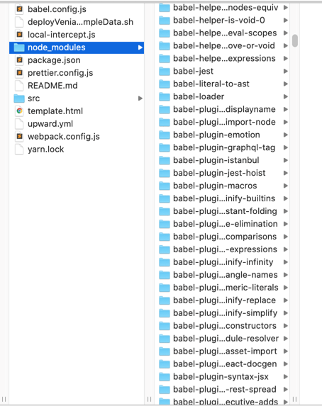 node_modules folder