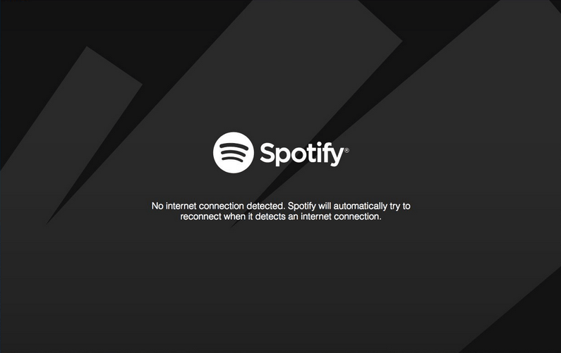 Spotify PWA error: offline unavailable