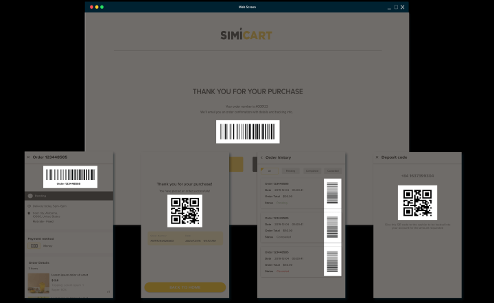 Omnichannel capabilities - SimiCart Food Ordering Solution