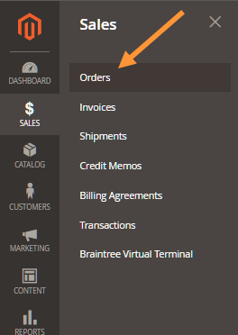 Sales orders