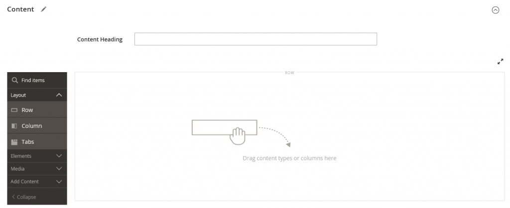 Page builder tool