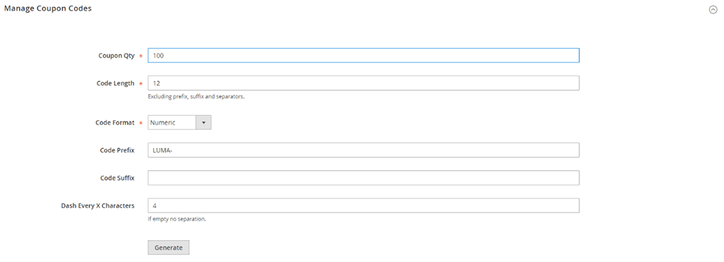 manage cart price rule