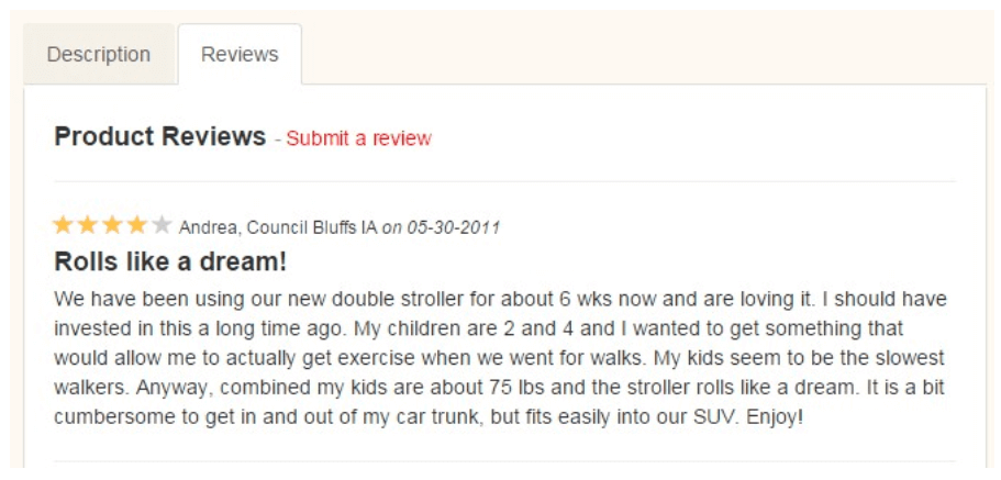 Product review