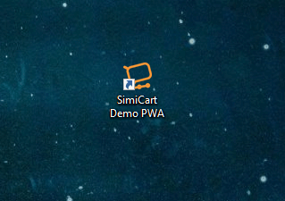 PWA icon on desktop/homescreen