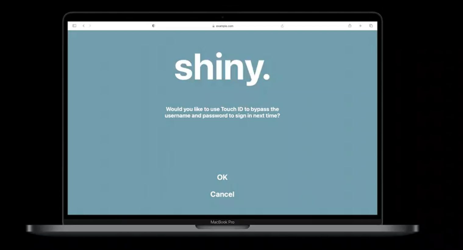 Touch ID and Face ID on the Web