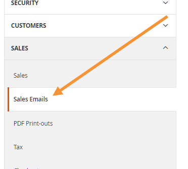 Sales emails