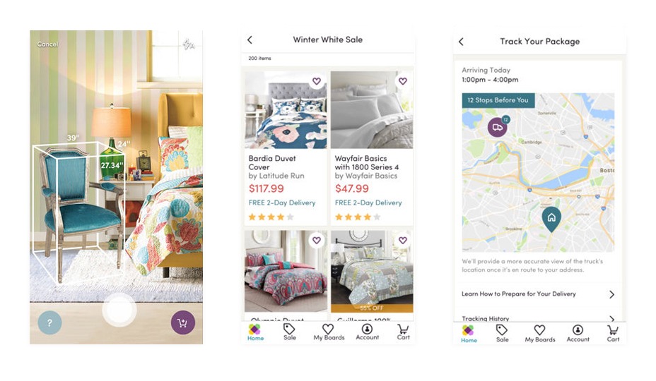 Wayfair - Top 7 Ecommerce Apps for your inspiration in 2022